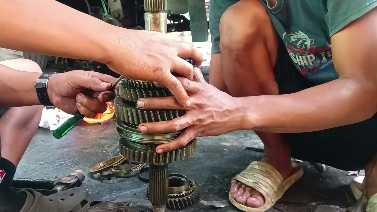 4hf-2transmission rebuild replace synchronizer
