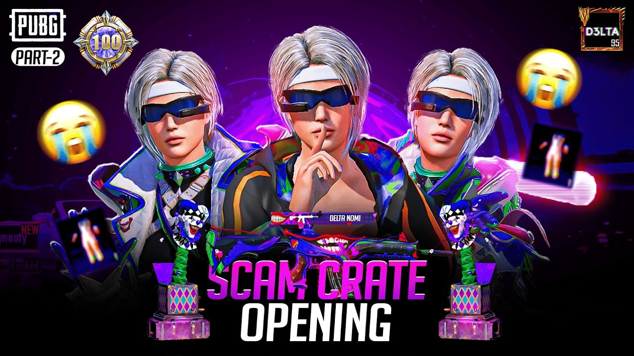 300k uc WASTED ON SCAM CRATE 👕| D3LTA NOMI 🕹 | PUBG MOBILE
