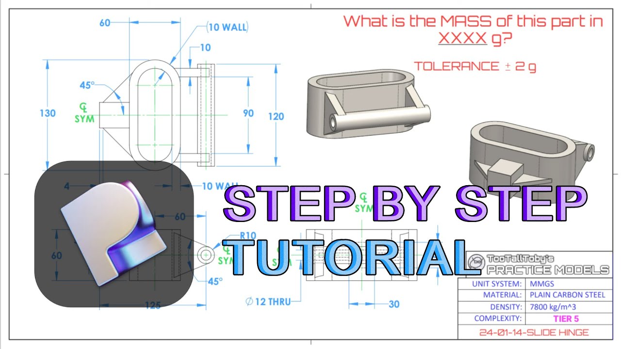 TTT 24-01-14 Slide Hinge: Step by Step tutorial with Plasticity