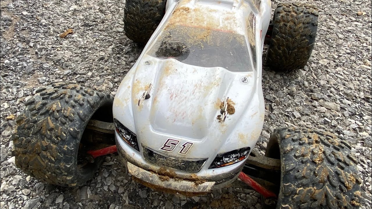 Traxxas E-Revo VXL 1/16 RTR  Test Run Stock Battery vs Lipo 2S🔥🔥