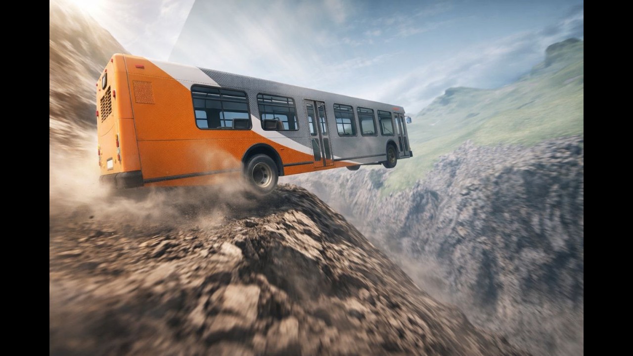 Cars vs Mountains #5 - Epic Crashes - Challenge | beamNG.drive