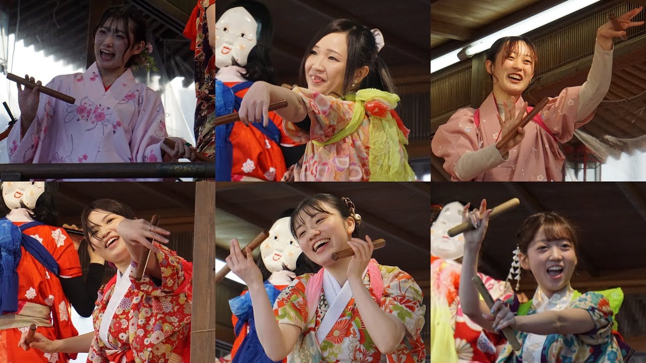 R8.2.22 上長渕区 2日目夕方 左義長囃子 勝山左義長まつり