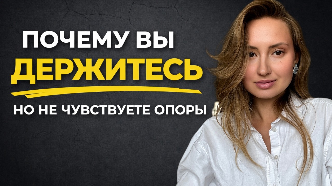 Внутренняя опора. Вы держитесь, но не чувствуете почвы: почему так происходит?
