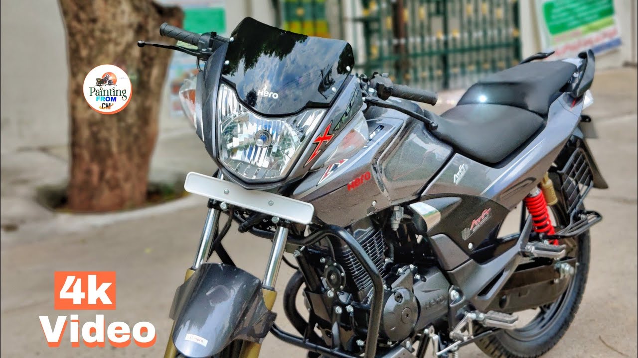 Hero CBZ XTREAM Shiny Grey Colour  Design Modified | 4k video | PaintingFromCm