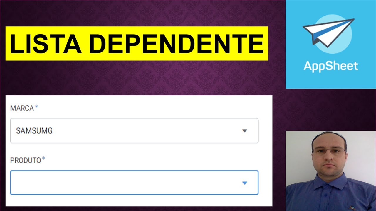 Lista Suspensa DEPENDENTE em Aplicativo AppSheet - Drop Dow List
