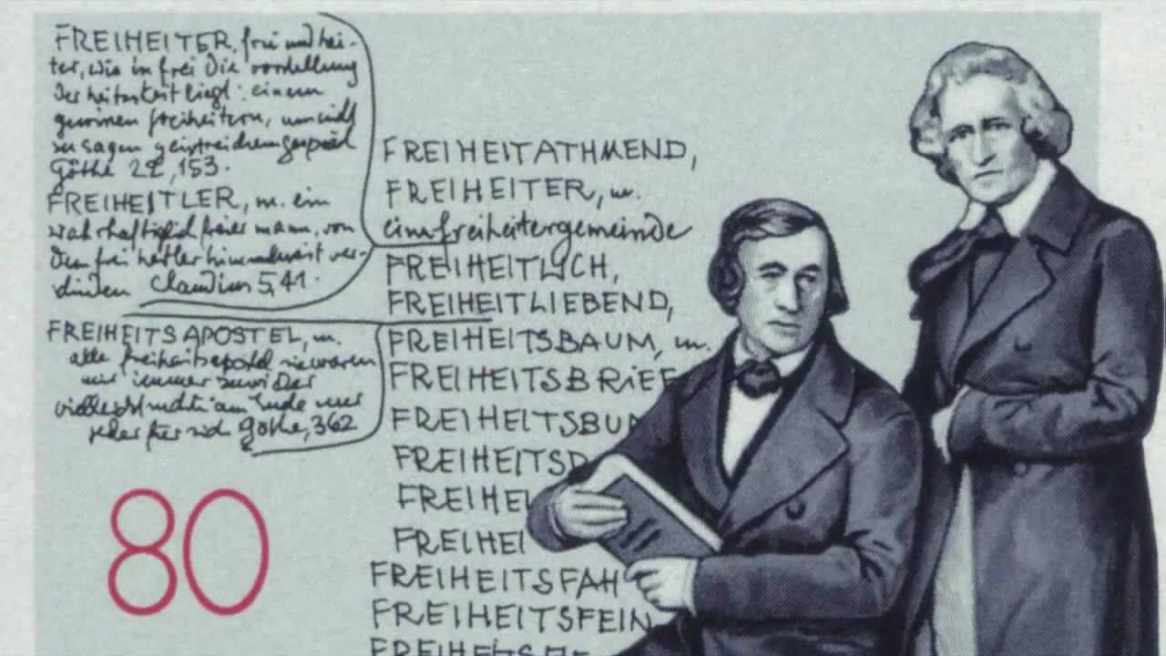 Rundgang Alter St. Matth&auml;us Kirchhof - 18. Station / Jacob Grimm