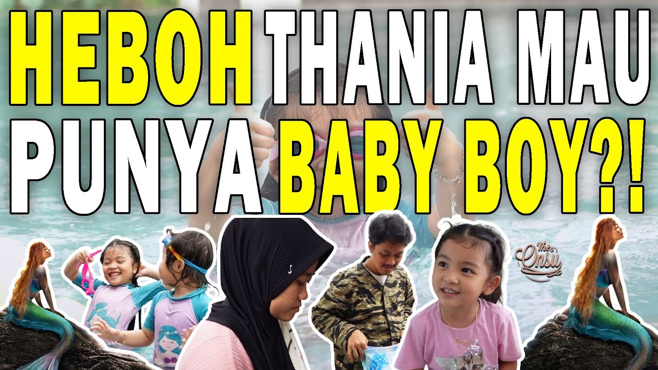 GEMES‼️THANIA NYELAM PAKAI BAJU MERMAID⁉️