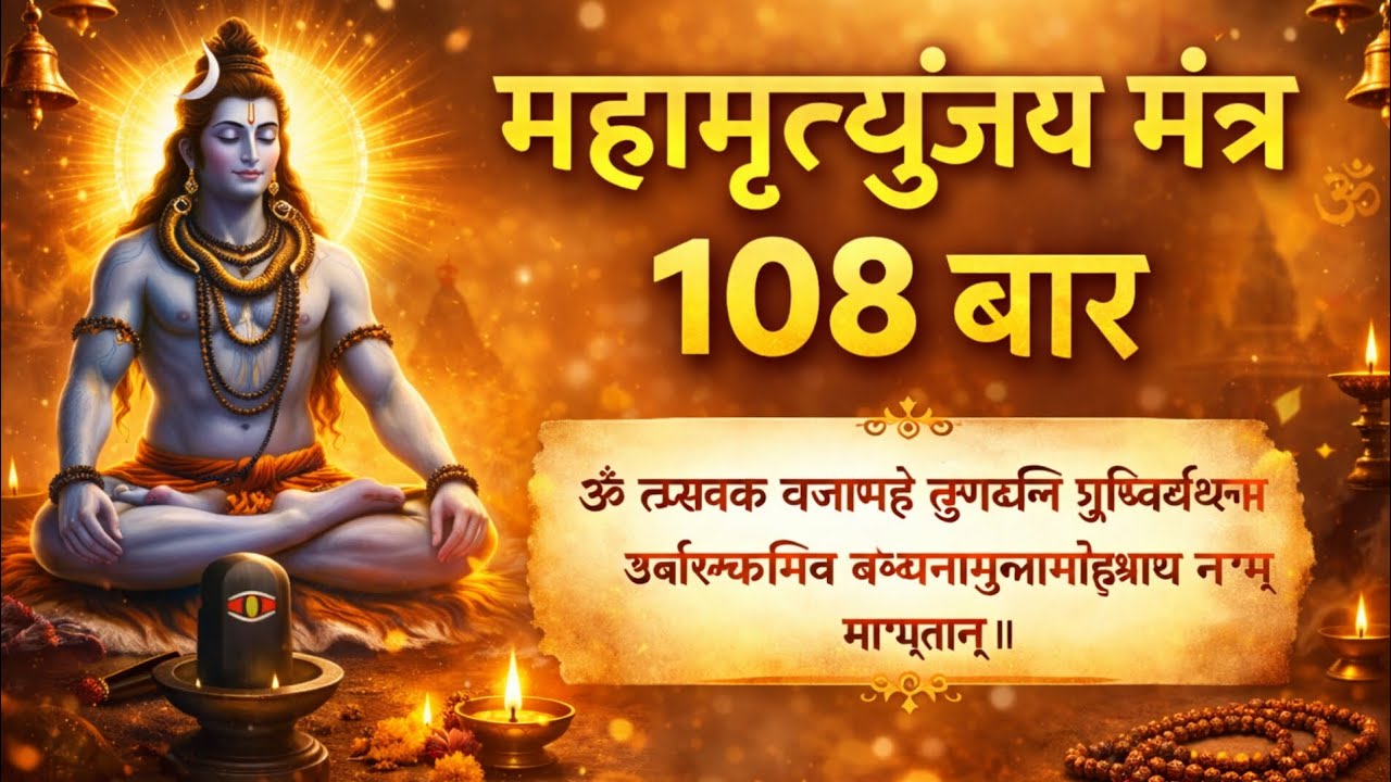 महामृत्युंजय मंत्र | Lord Shiva Powerful Mantra | शांति और सुरक्षा के लिए