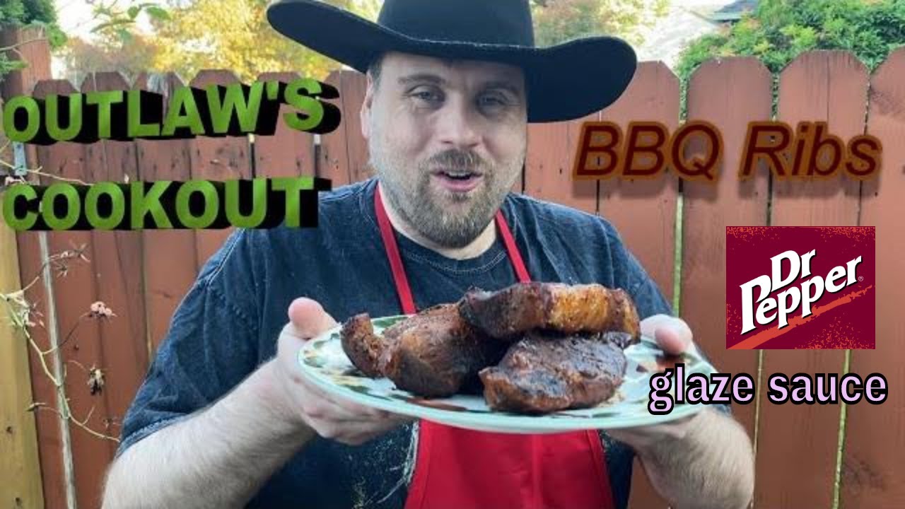 Country Pork Ribs BBQ w/ Dr. Pepper Glaze - Outlaws Cookout EP10