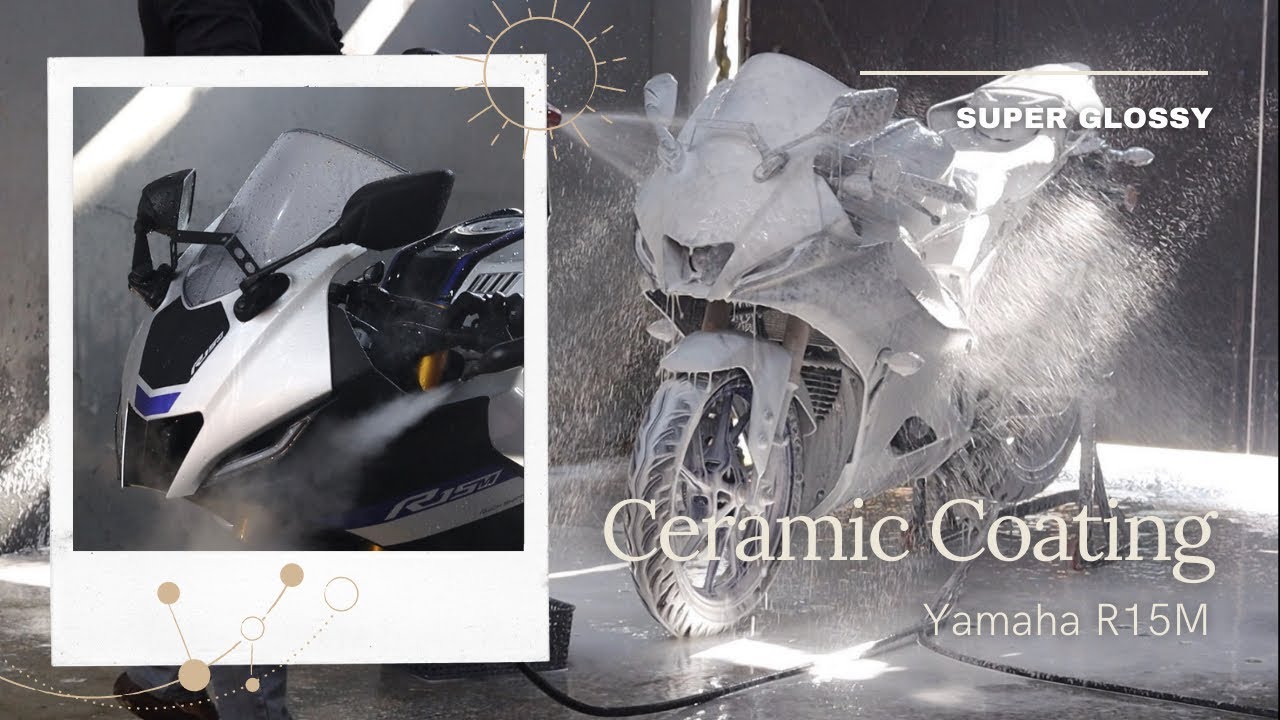 Super Glossy Yamaha R15M | Ceramic Coat on Yamaha r15 | Next Level Detailing Studio - Muzaffarnagar