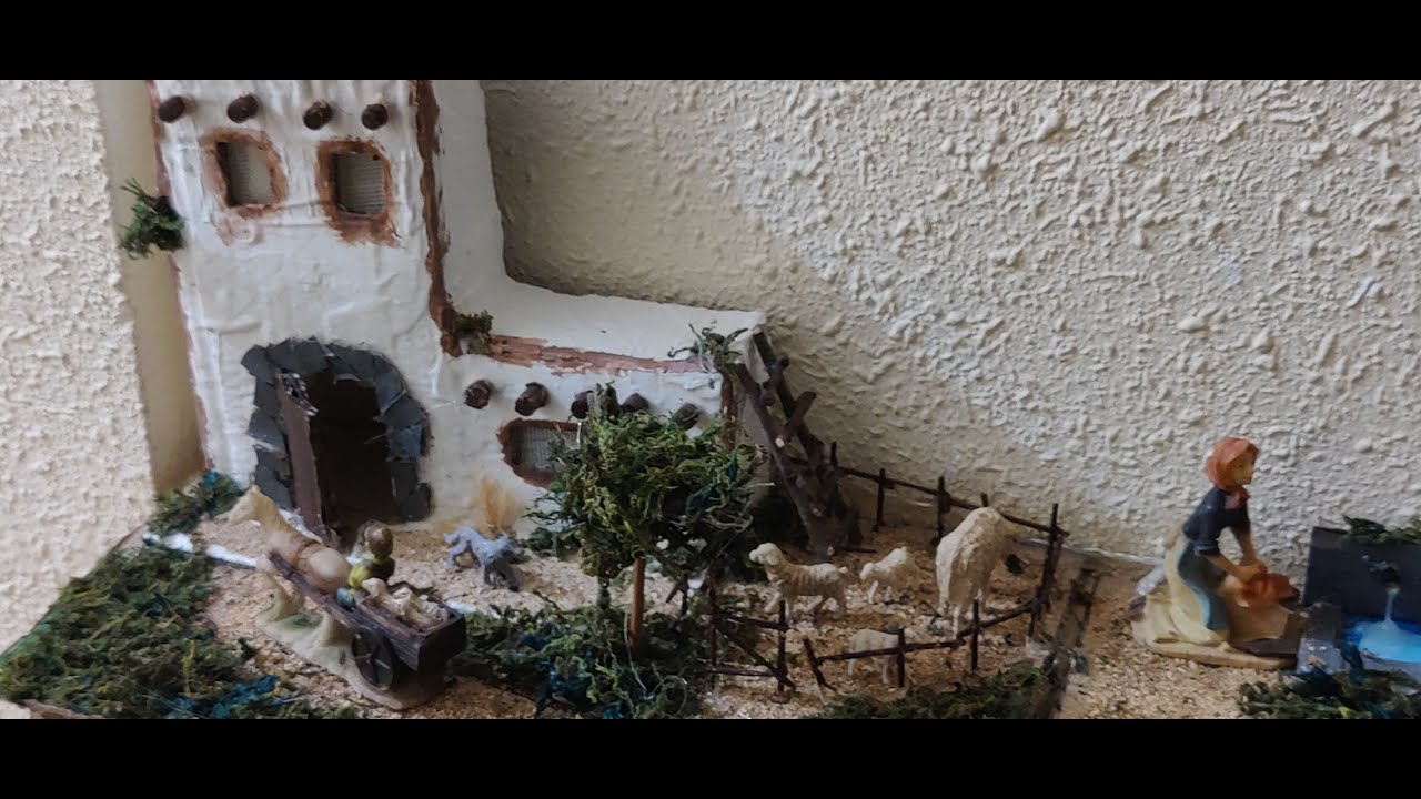 Montar un belén pequeño, en casa paso a paso