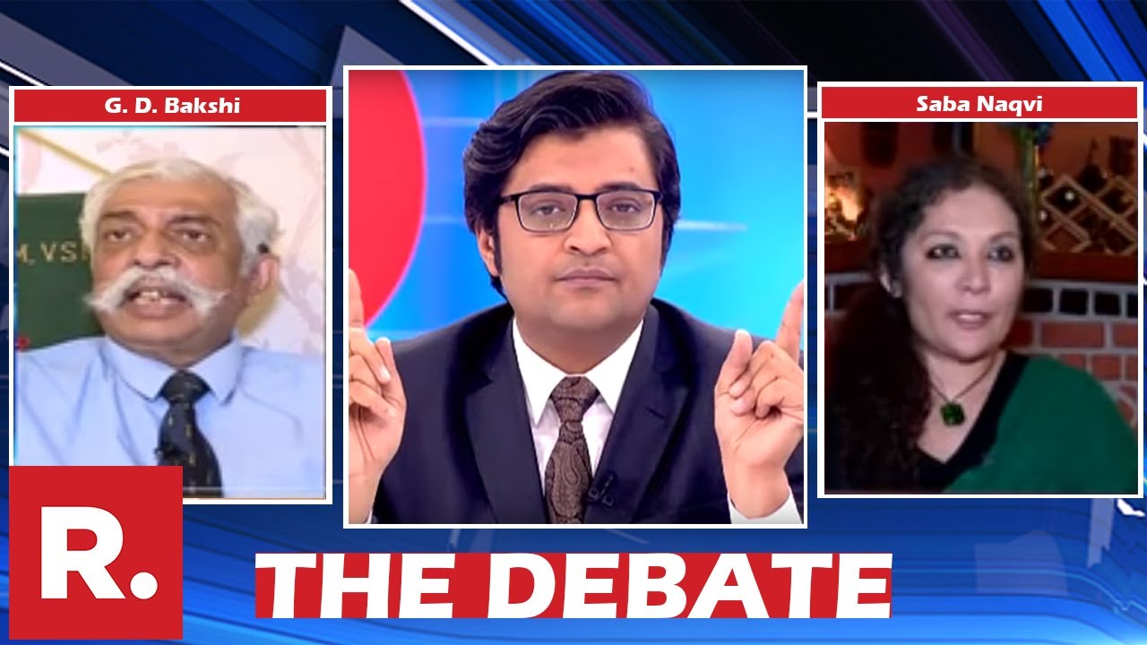 Has JNU Ever Cried For The Indian Army Questions GD Bakshi | The Debate With Arnab