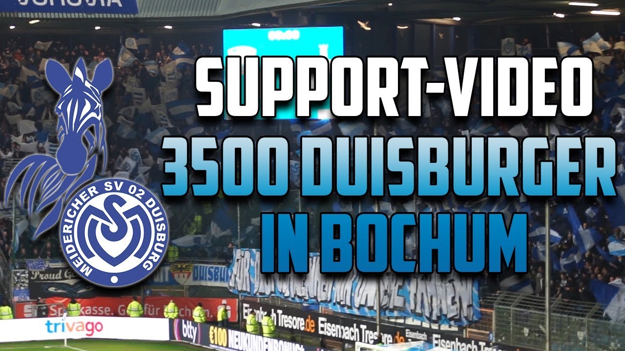Stimmungsvideo: 3500 Duisburger in Bochum (VfL Bochum - MSV Duisburg 0:2, 23.01.18)