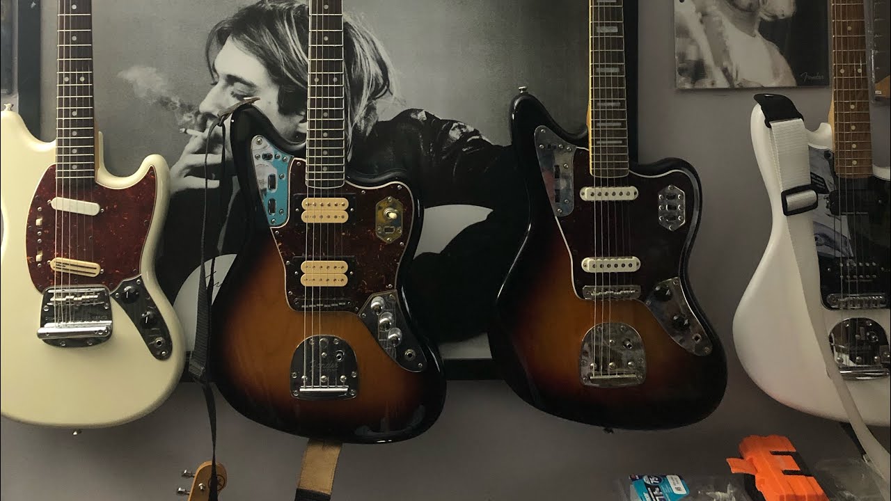 Nirvana - Kurt Cobain Fender Jaguar vs Squier Classic Vibe Jaguar
