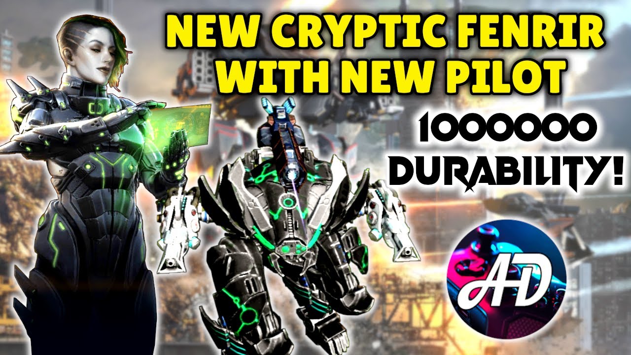 NEW MAX CRYPTIC FENRIR 🐺 With NEW LEGENDARY PILOT | War Robots MK2 Gameplay WR