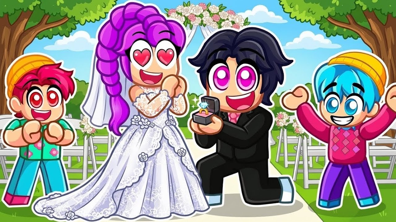Rumi and Jinu's Dream WEDDING in Roblox! 😱💐 (KPop Demon Hunters)