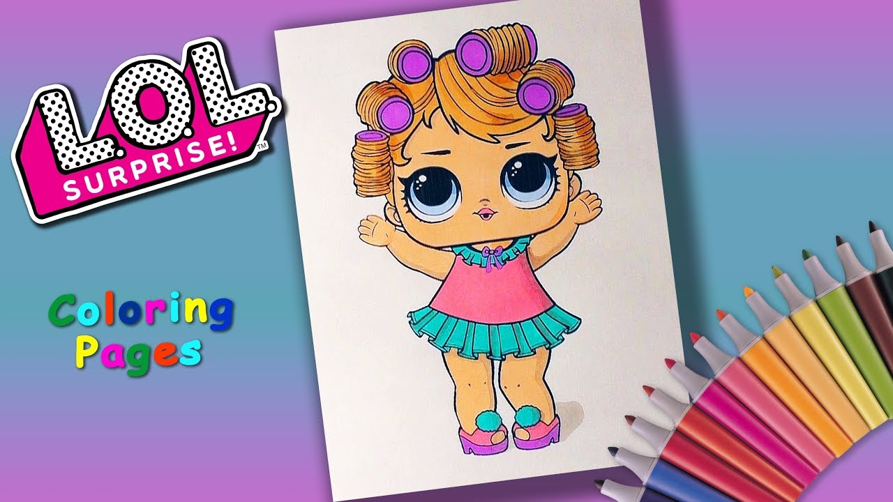 Speed Coloring LOL Dolls Book Pages Coloring for children
