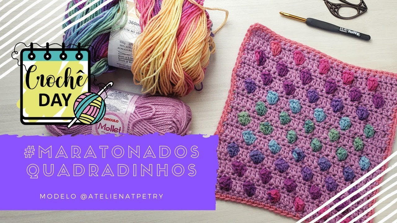 Quadradinho de Croch&ecirc; | Ateli&ecirc; Nat Petry