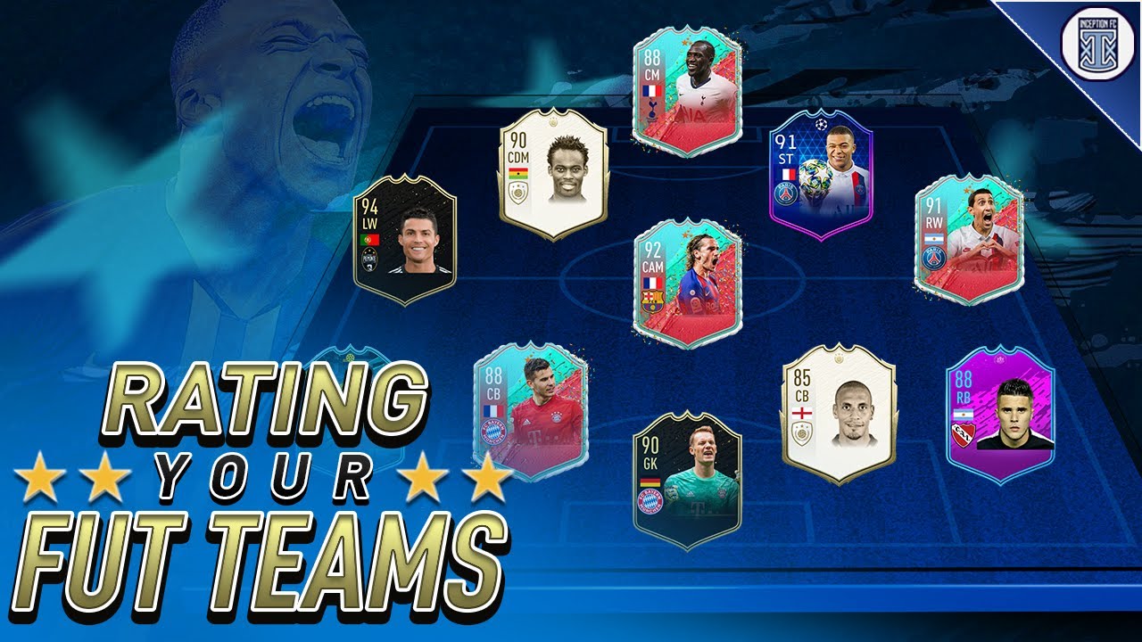 RATING YOUR FUT TEAMS! #1 - FIFA 20 ULTIMATE TEAM
