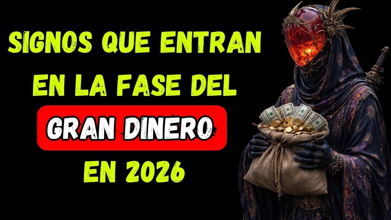 «Signos que entran en la fase del gran dinero en 2026.