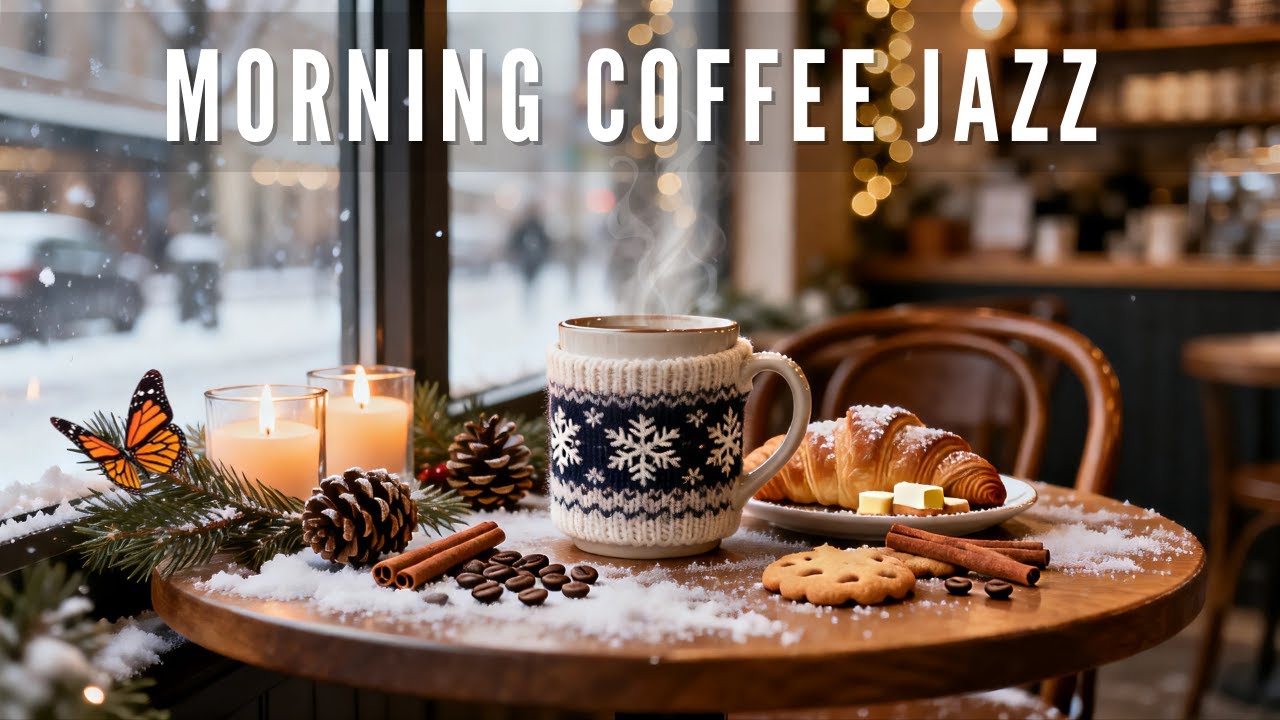 Soft Morning Coffee Jazz ☕ Positive Bossa Nova Piano & Smooth Jazz | Cozy Cafe Background Music