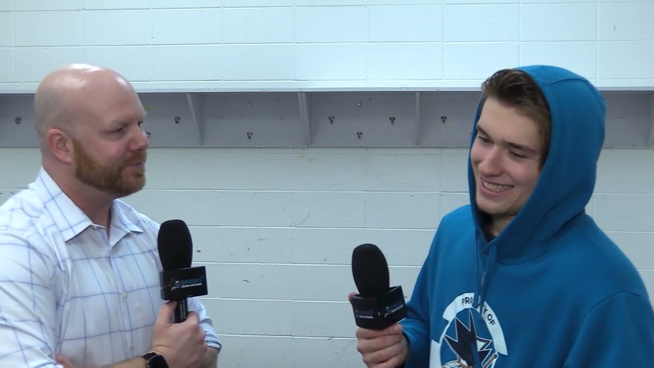 Macklin Celebrini Interview - Sharks Audio Network