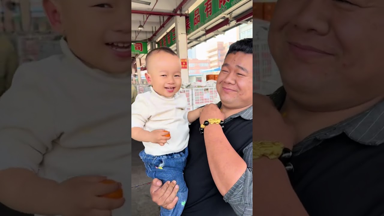 胖哥说在家闲着也没事带着三个孩子，去水果批发市场拉货，我们真是一年365天 天天干