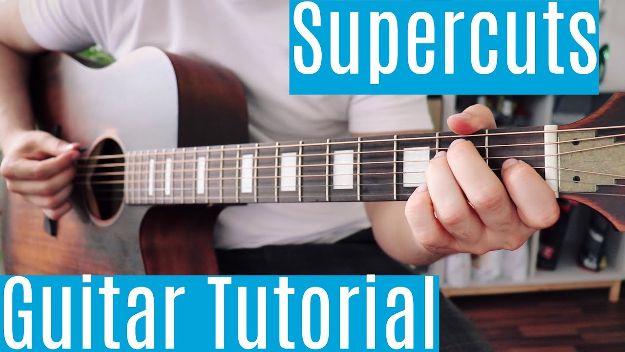 Supercuts - Jeremy Zucker | Guitar Tutorial/Lesson | Easy How To Play (Chords + Solo)