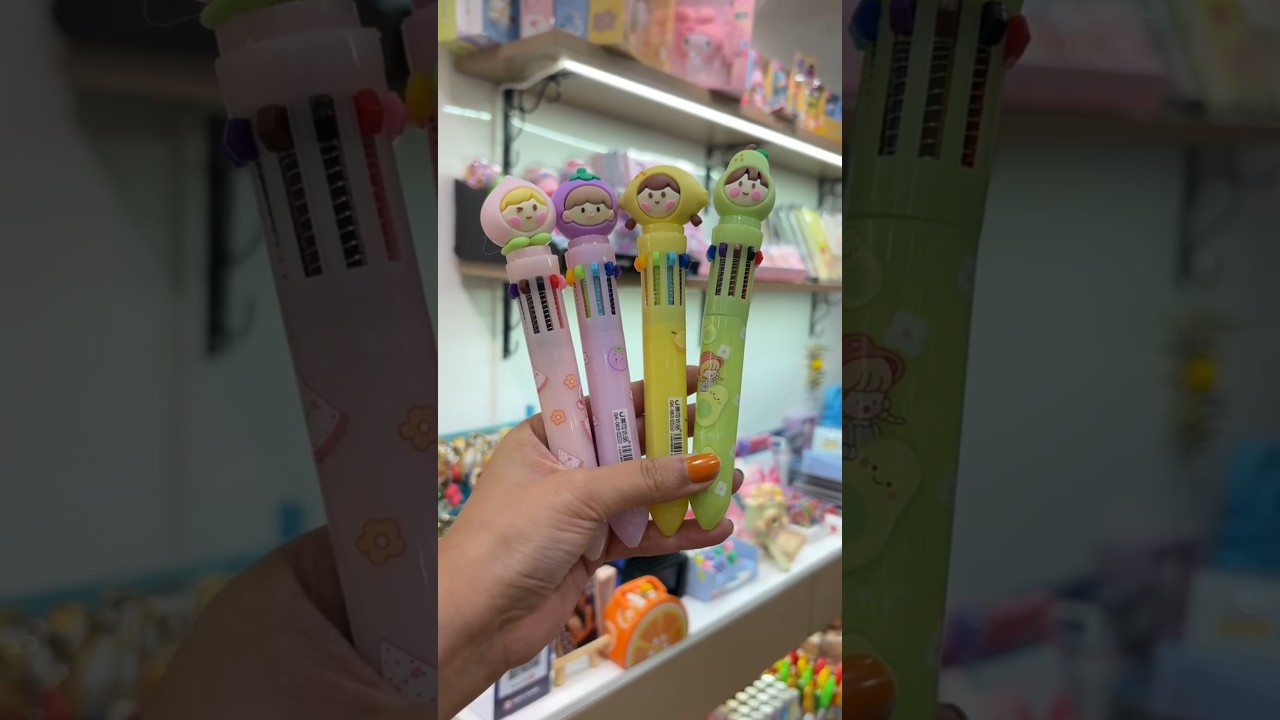 10 in 1 colour 🌈 pen 🖋️❤️#colourpen #stationaryitem #pen #shorts #viralvideo #viralshorts