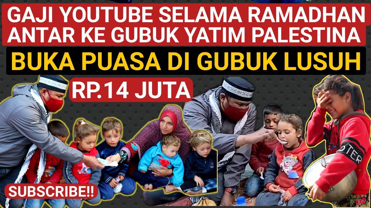 🔴 UPAH YOUTUBE DIANTAR KE ANAK YATIM DI GUBUK LUSUH‼️😭