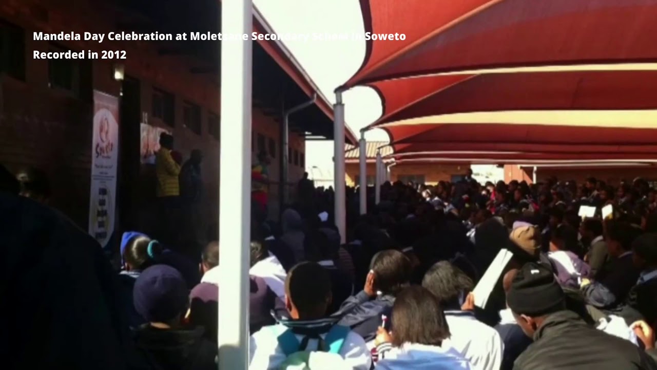 Mandela Day celebration at Moletsane Secondary School in 2012