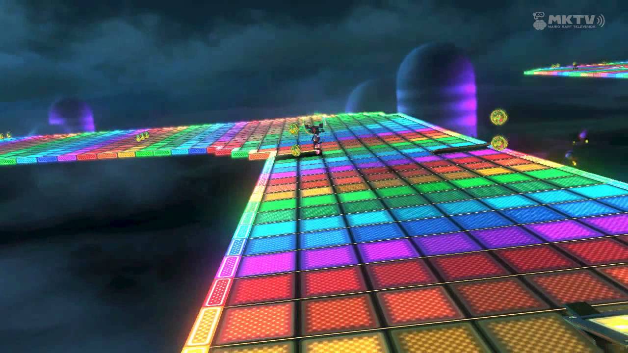 Wii U - Mario Kart 8 - (SNES) Rainbow Road