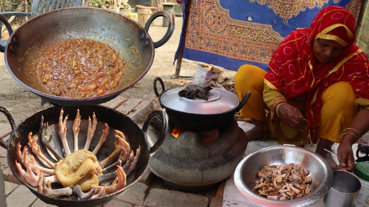 Chiken Skin Curry Recipe | Village Food And Nature | #villagefood#food#cooking#kitchen 