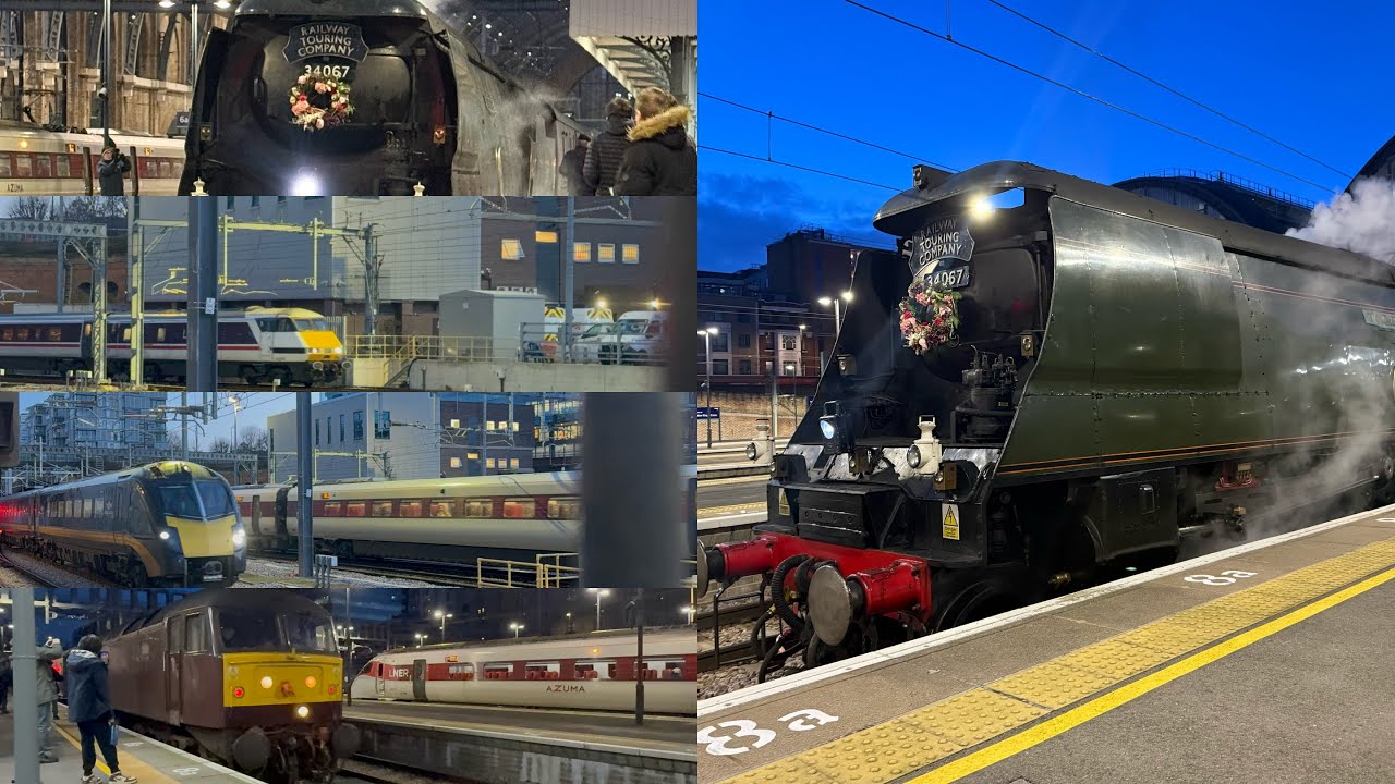 Trains at London King’s Cross 14/2/26
