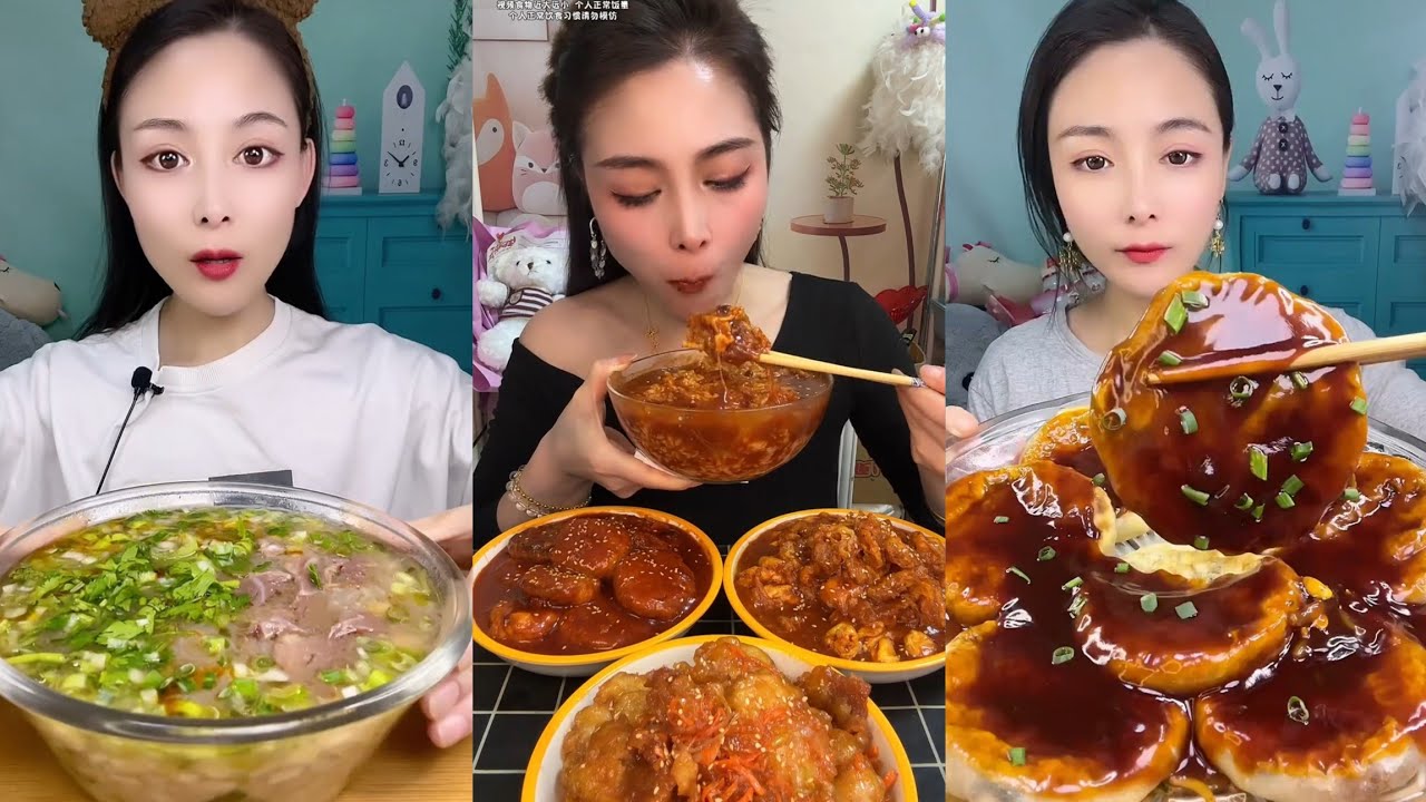 Mukbang : Eating Spicy Noodles 🍜🍜 fire Noodles 🍜 with fire egg dumplings #noodles #firenoodles #soup