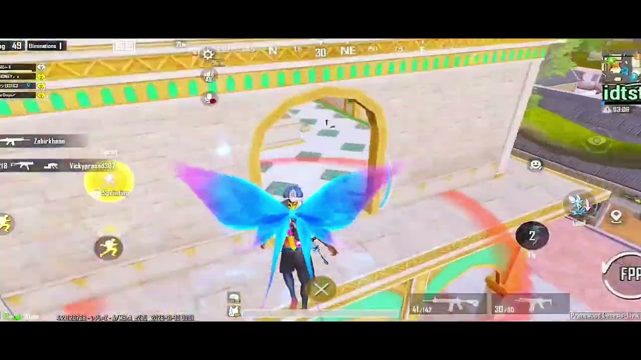 Fast movement player gameplay 🔥💀
