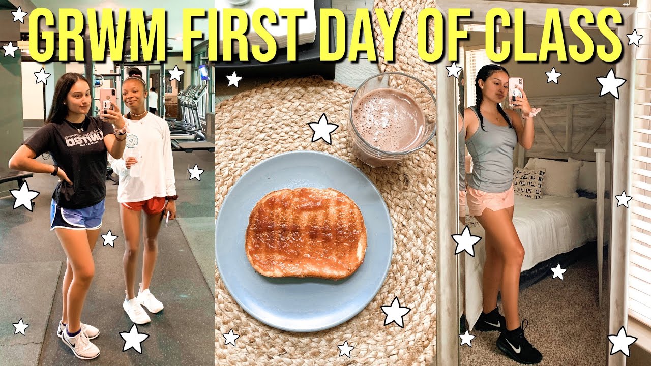 GRWM FIRST DAY OF SCHOOL | UNC Charlotte