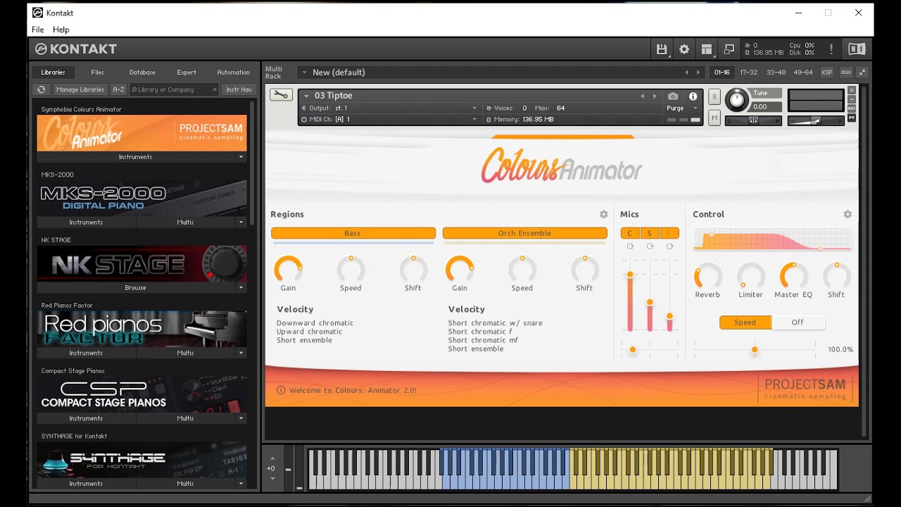 ProjectSAM Colours: Animator - 2.0 (demo sound)