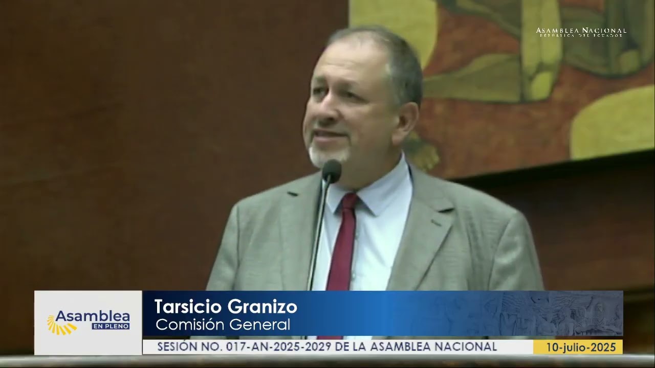 Tarsicio Granizo - Sesión 017 - Comisión General - #LeyÁreasProtegidas