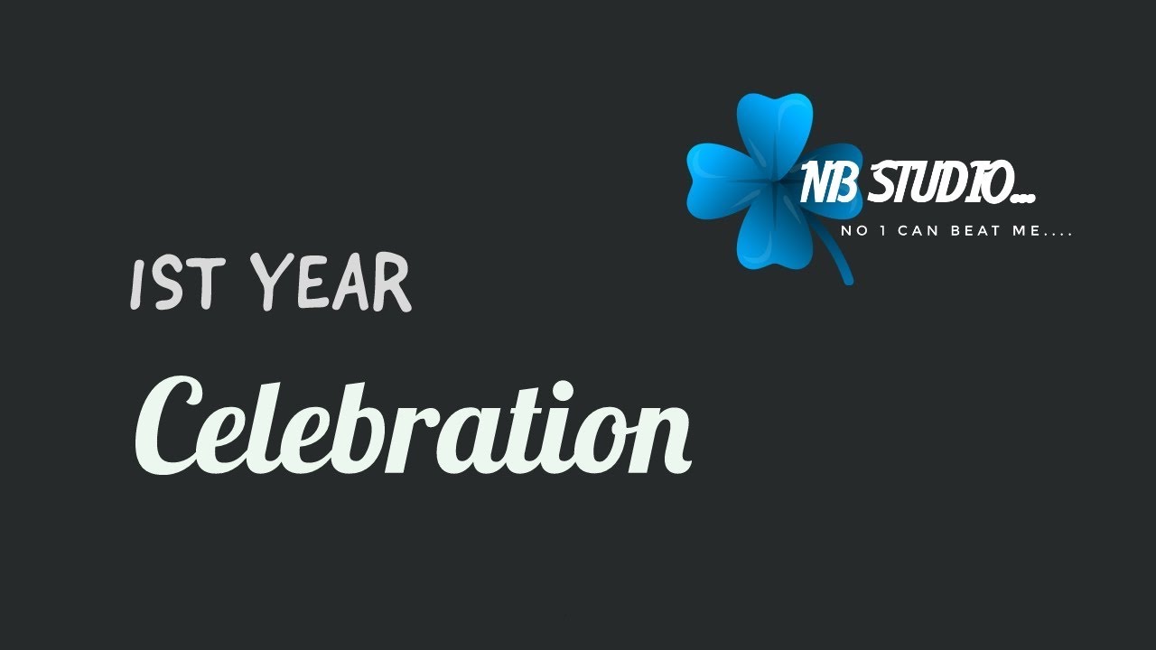 NB STUDIO's 1 YEAR OF SUCCESSFUL JOURNEY IN YOUTUBE || Write ur Opinions || Feeling Soo Happy ||