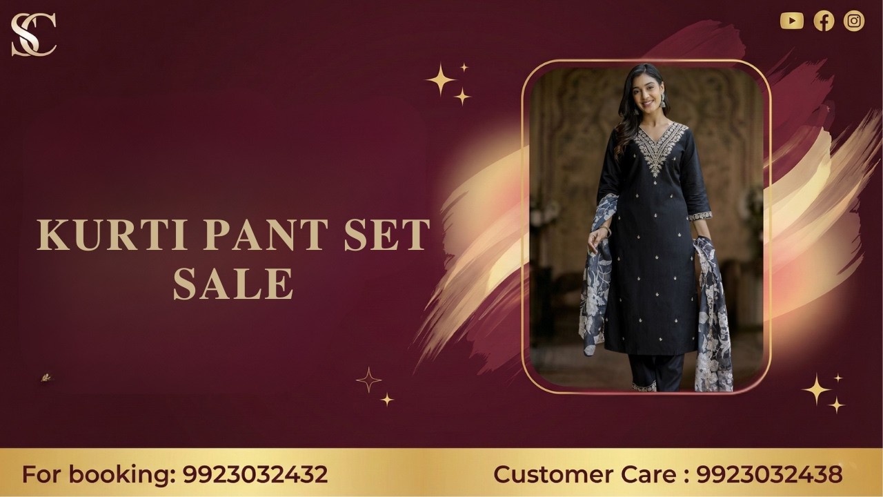 KURTI PANT SET SALE  | For Booking :- 9923032432 | Smart Choice