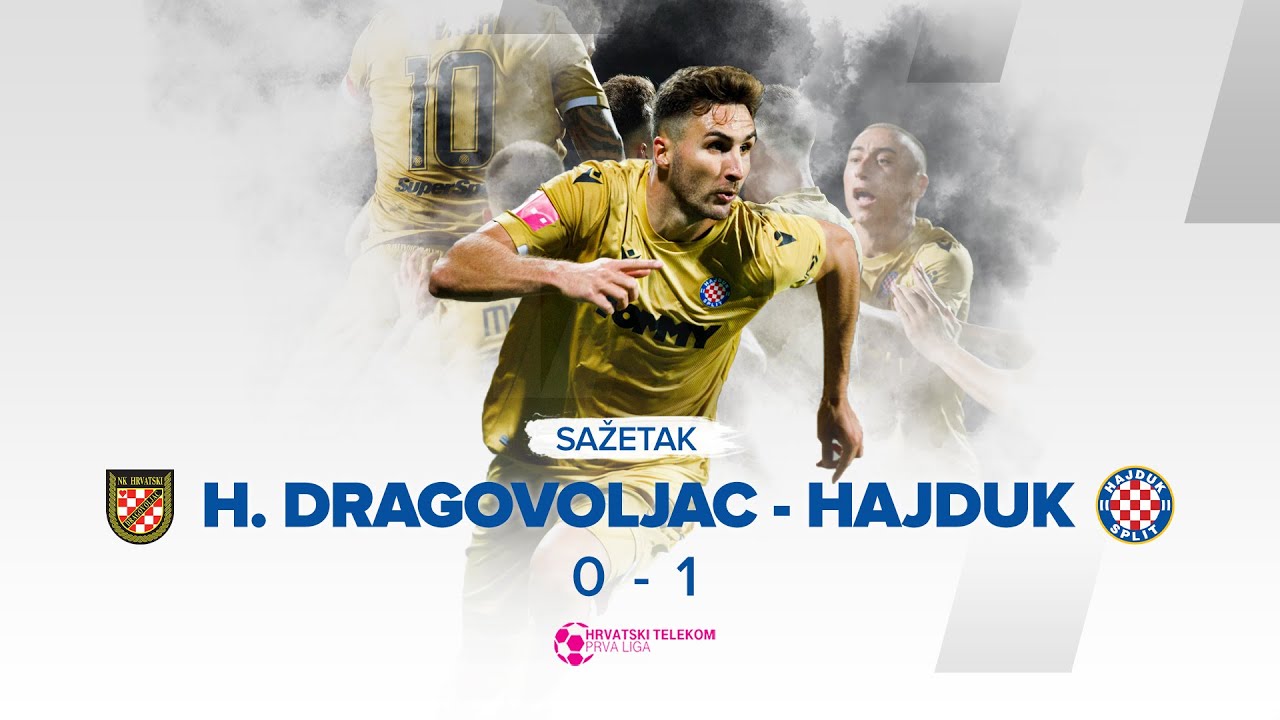 [SAŽETAK] Hrvatski dragovoljac - Hajduk 0:1 | 6. kolo HT Prva liga