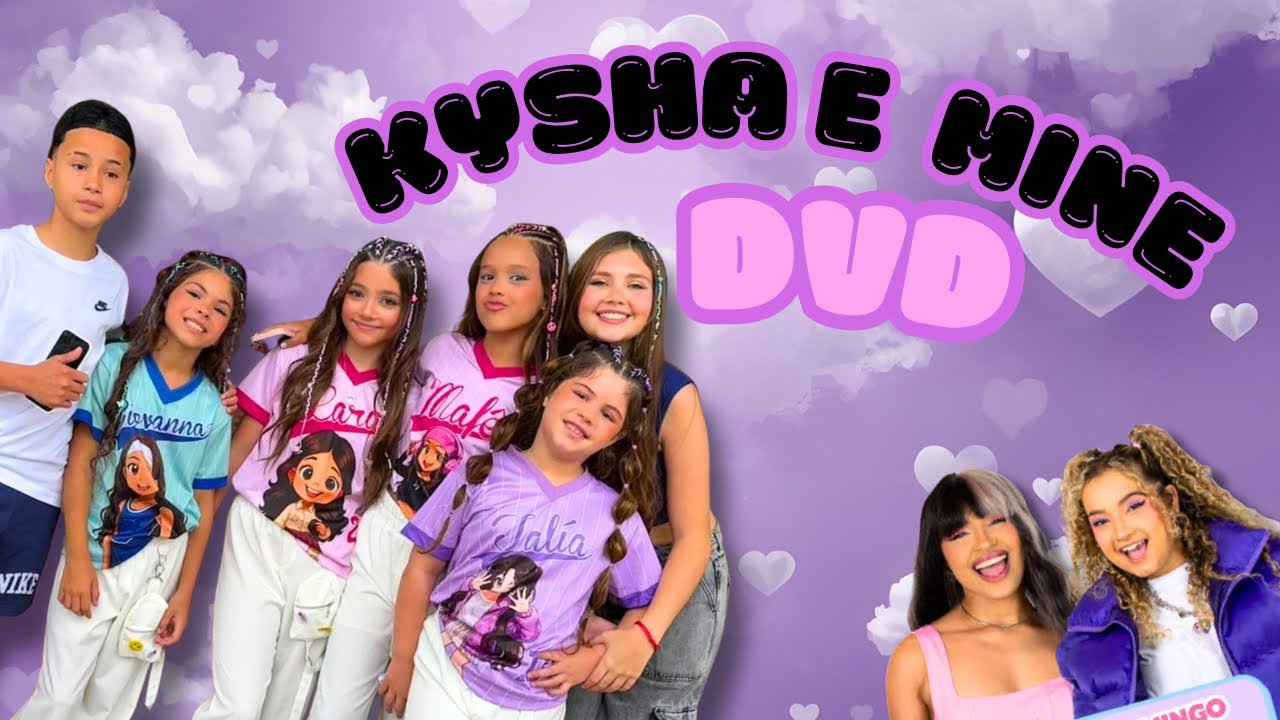 DVD KYSHA E MINE COM MINI DIVAS E OS G&Ecirc;MEOS JP E ANT&Ocirc;NIO ABITAN  @AntonioeJPabitan @KyshaeMine 