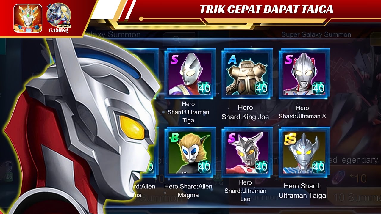 BUG TERBARU CARA CEPAT BISA DAPAT ULTRAMAN TAIGA