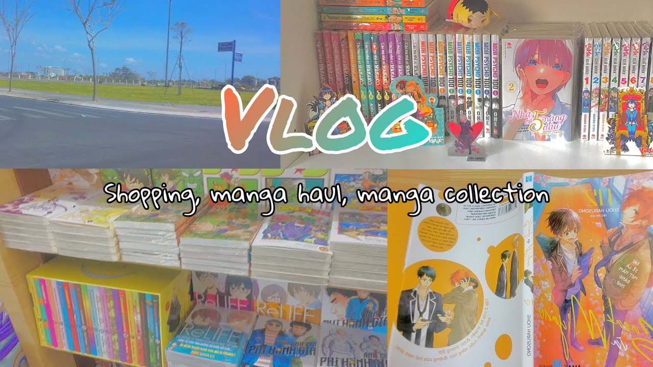 NĂM MỚI DỌN KỆ SÁCH  ✨🍒: Manga haul, manga collection, shopping,..🍵