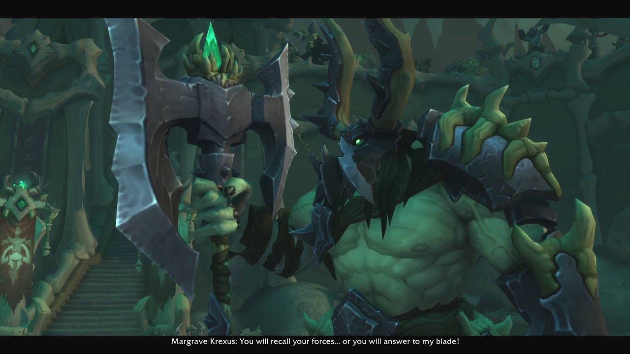 The Traitors Of Maldraxxus Cutscene ( Maldraxxus ) WoW Shadowlands