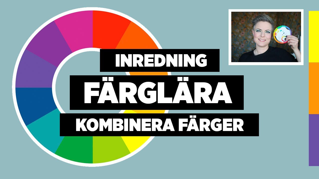 Inredning färglära - färgcirkeln och sätt att kombinera färger | INREDNINGSTIPS |