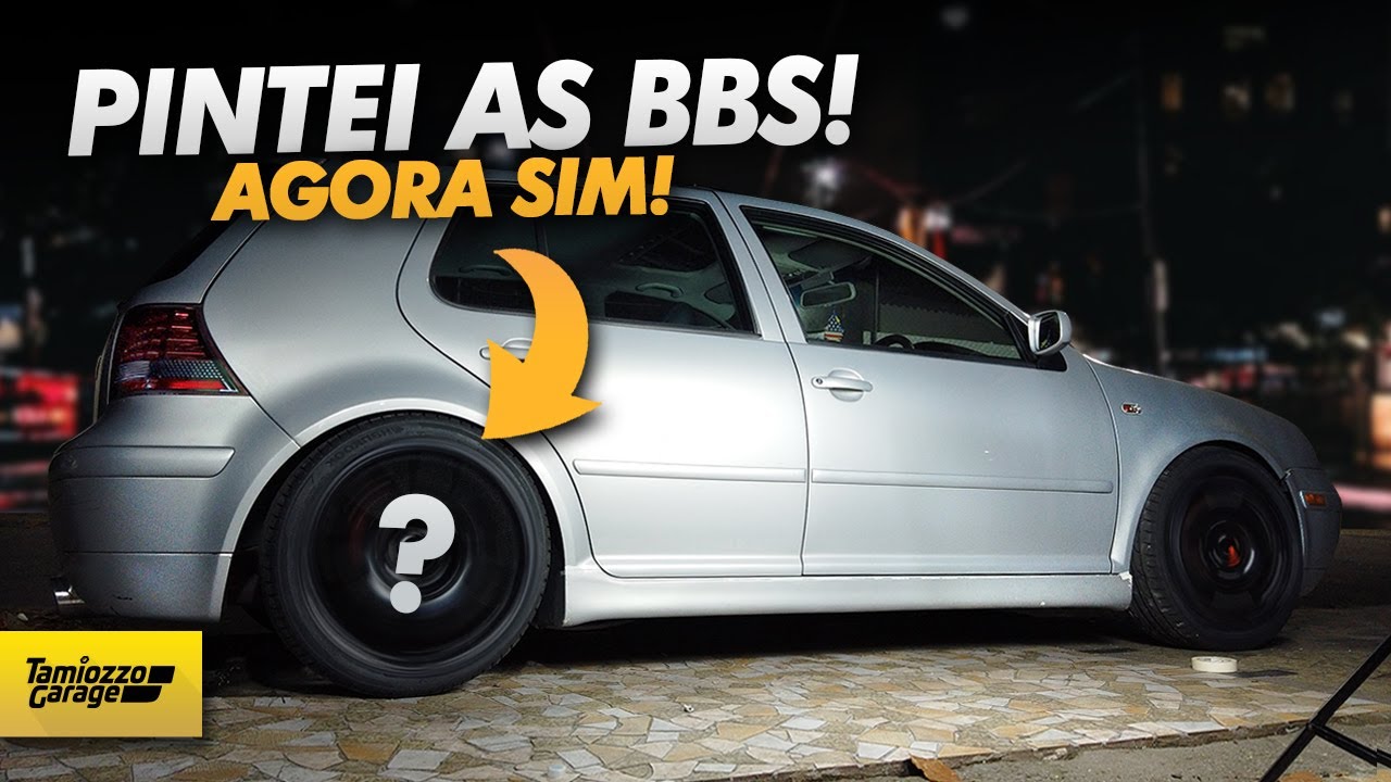 GOLF GTI - PINTEI AS NOVAS RODAS BBS CH 18