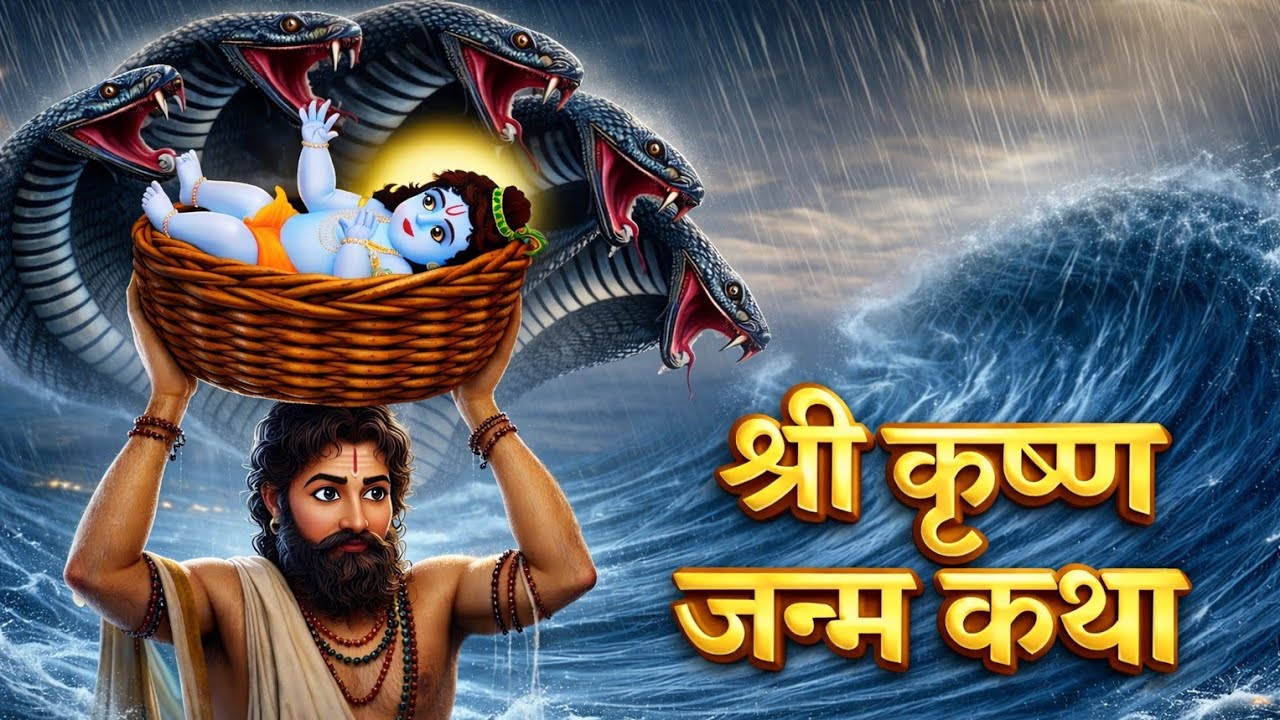 श्री कृष्ण जन्म कथा  | Shree Krishna Janam katha| hindu katha 