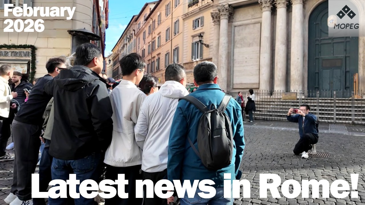 Ultime novità a Roma. Fontana di Trevi a pagamento. Walking | Tour 4K 50 fps